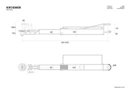 Zestaw długich ramion podnoszących z Quickarm II530