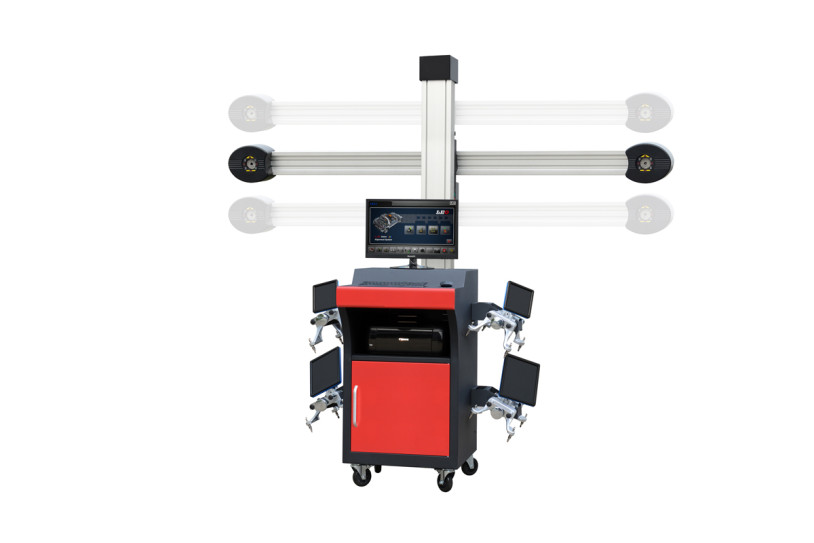 die 3D-Achsvermessung 803D mit Kamera und Sensoren