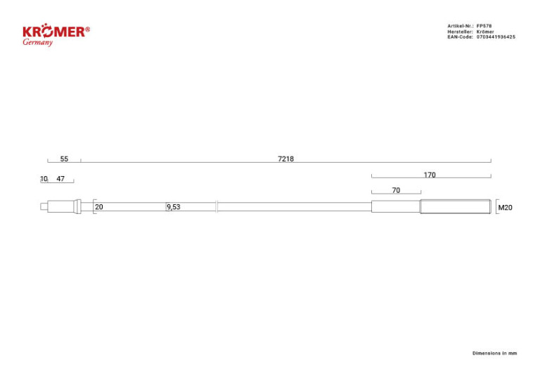 Lina synchronizacyjna FP578 – widok 1
