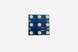 Vorderseite der Elektronik mit 9 Tasten