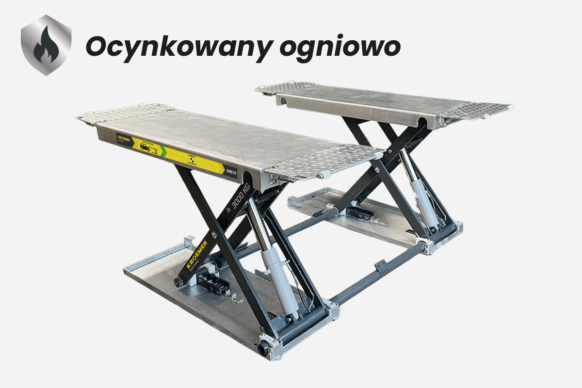 podnosik nozycowy x43 ocynkowany ogniowo
